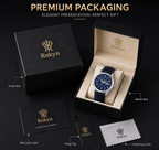 Men's Business Leather Strap Quartz Watch