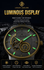 Louie Julen FLYER X1 — 42mm Automatic Skeleton Watch