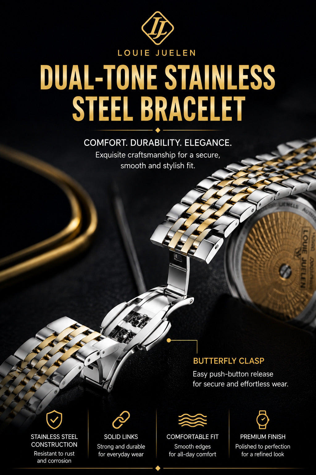 Louie Julen FLYER X1 — 42mm Automatic Skeleton Watch