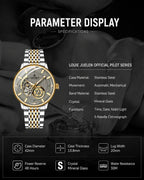 Louie Julen FLYER X1 — 42mm Automatic Skeleton Watch