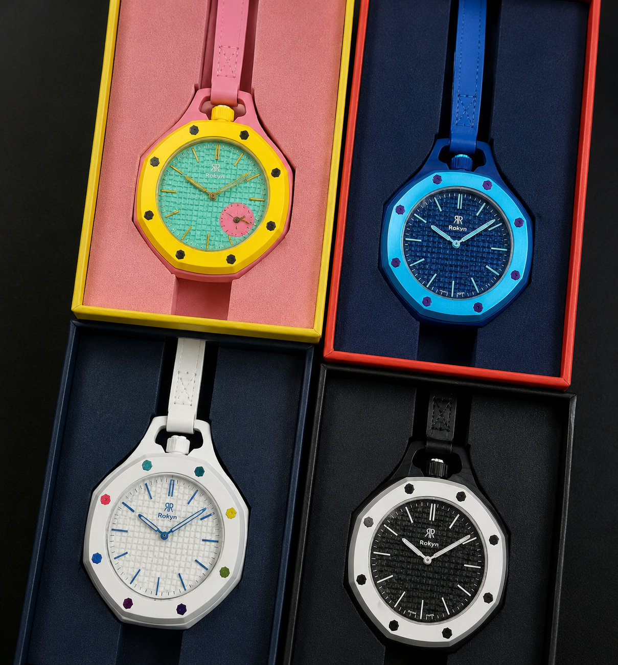 Silicone keychain watch/pocket watch