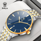 Rokyn Timeless Elegance Gold Men's Watch