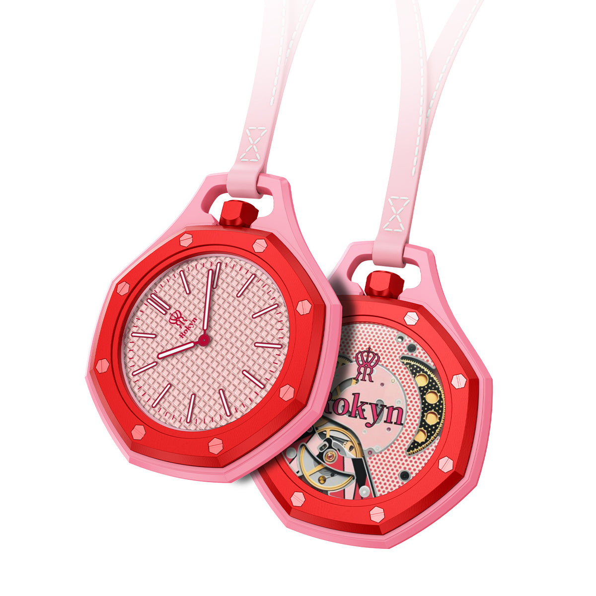 ROKYN Silicone Keychain Watch / Pocket Watch