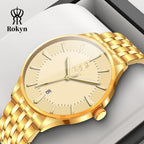 Rokyn Timeless Elegance Gold Men's Watch