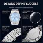 Luxury Men's Quartz Watch with Calendar