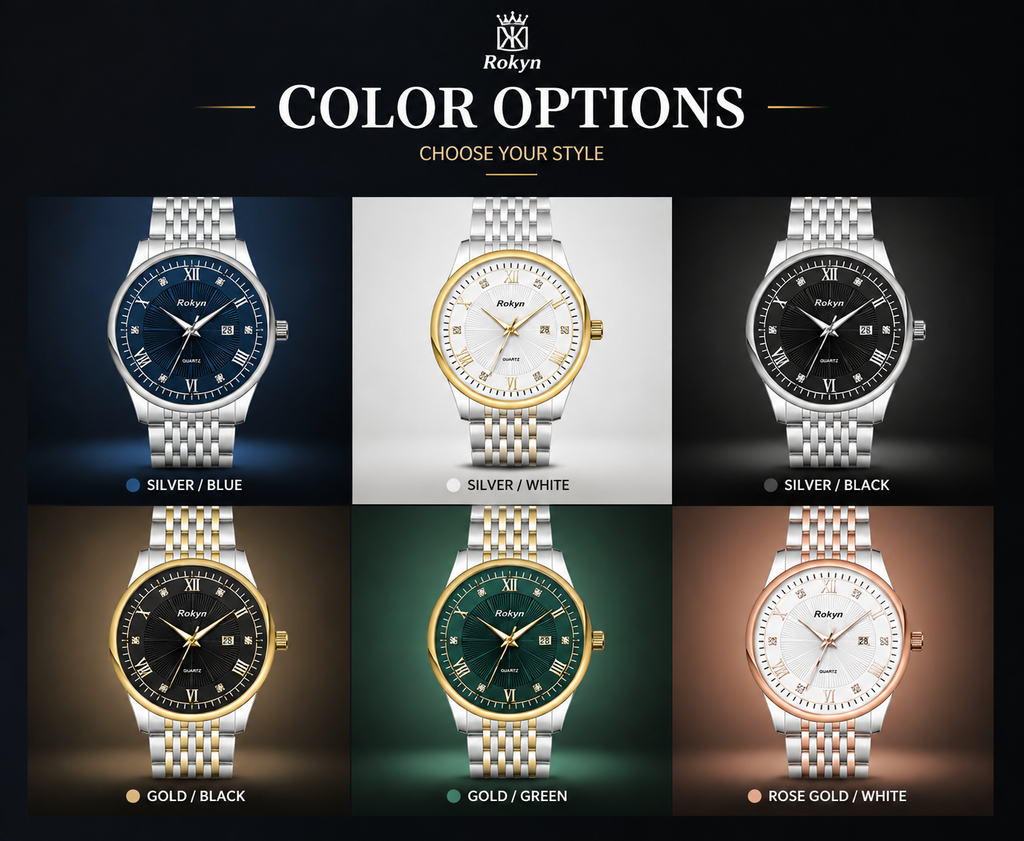 Rokyn Men's Business Quartz Watch