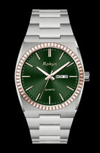 ROKYN Men's Stainless Steel Quartz Business Watch – Day & Date