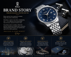 Rokyn Men's Business Quartz Watch