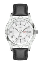 Men's Dual Calendar Leather Watch