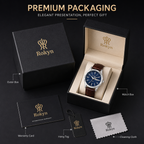 Men's Dual Calendar Leather Watch