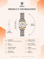 Rokyn Women's Square Quartz Watch