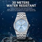 Luxury Men's Quartz Watch with Calendar