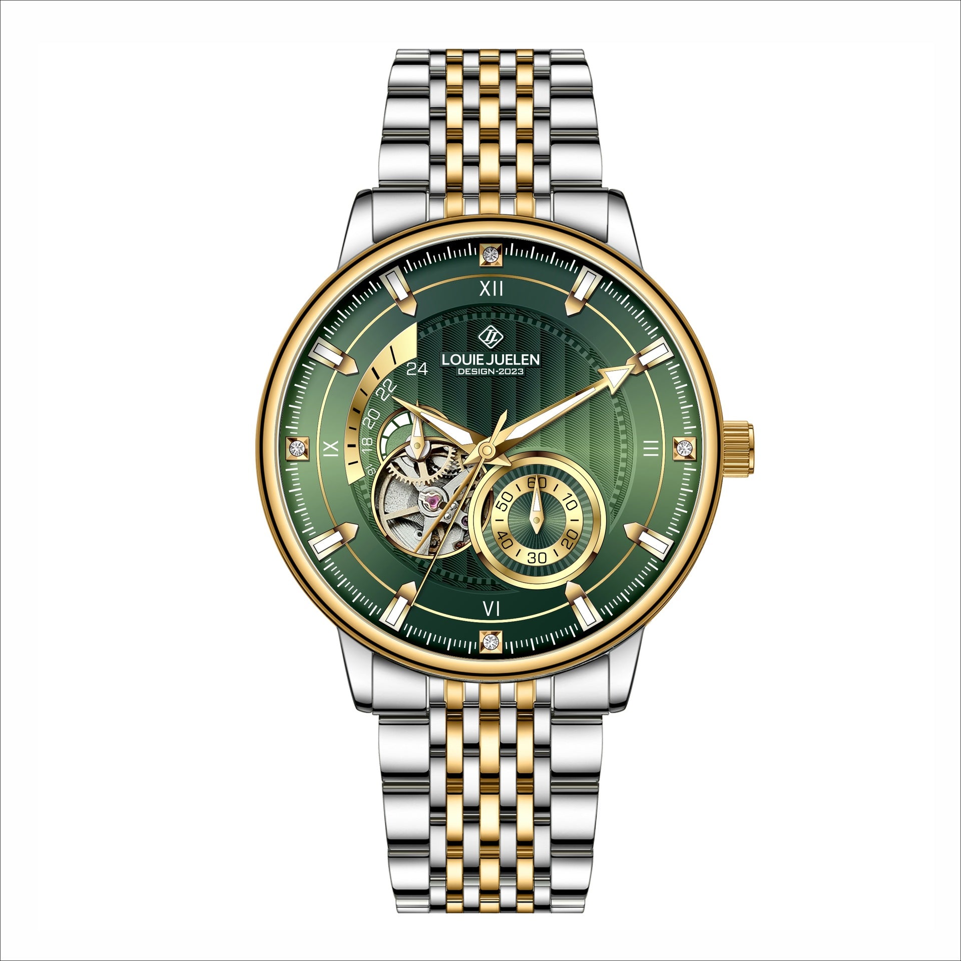 Louie Julen FLYER X1 — 42mm Automatic Skeleton Watch