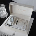 Women's Fashion Bracelet Watch Gift Set | Quartz Watch with Bracelet & Necklace