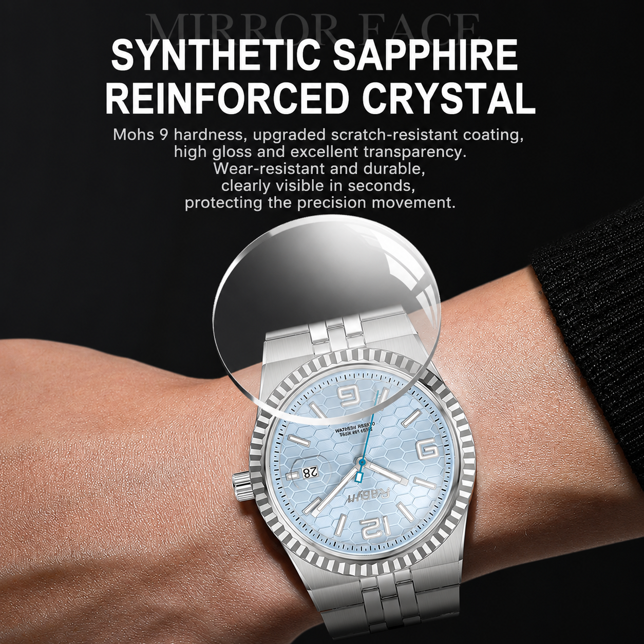 Luxury Men's Quartz Watch with Calendar