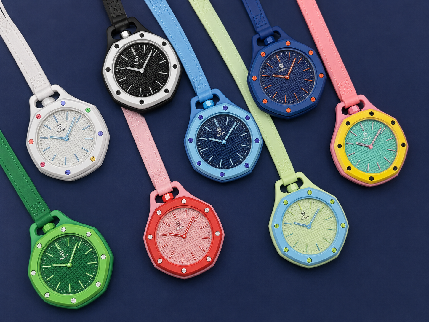 Silicone keychain watch/pocket watch