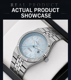 Luxury Men's Quartz Watch with Calendar