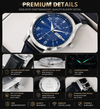 Men's Business Leather Strap Quartz Watch