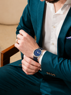 Men's Business Leather Strap Quartz Watch