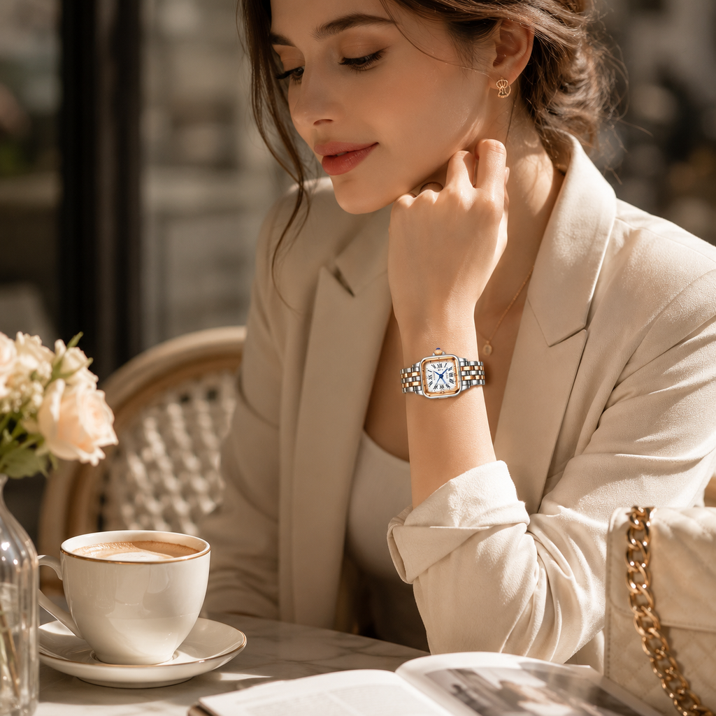 Rokyn Women's Square Quartz Watch