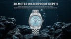 Luxury Men's Quartz Watch with Calendar