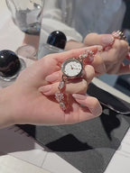 Women's Fashion Bracelet Watch Gift Set | Quartz Watch with Bracelet & Necklace